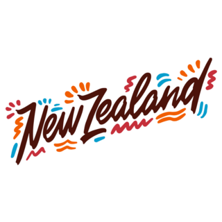 New Zealand Calligraphy Lettering Sticker