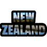New Zealand - Country Name Photo Sticker