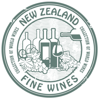 New Zealand Fine Wines Stamp Sticker