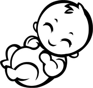 Newborn Little Baby Sticker