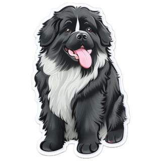 Newfoundland Dog Sticker