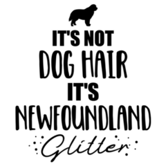 Newfoundland Glitter Sticker
