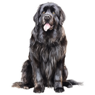 Newfoundland Sitting Sticker