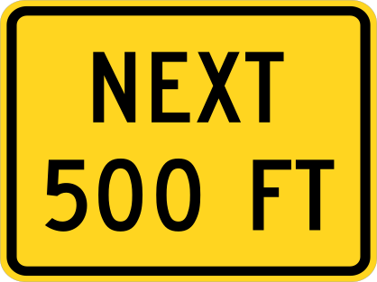 Next 500 Feet Sticker