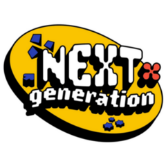 Next Generation Text Y2k Aesthetic Sticker