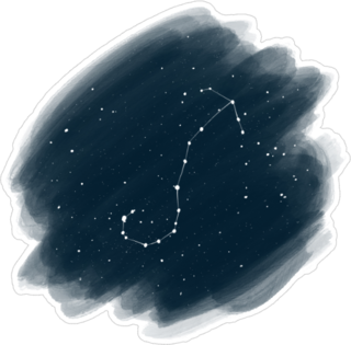 Night Sky Zodiac Sticker