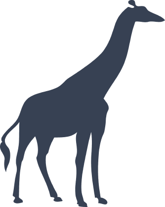 Nimble Giraffe Sticker