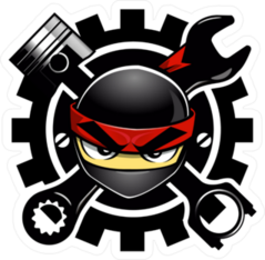 Ninja Auto Parts JDM Sticker