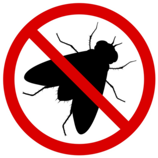 No Fly With Ban Sign Sticker