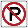 No Parking Sticker