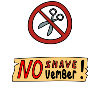 No Scissors Sign Mustache Sticker