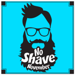 No Shave November Mustache Sticker