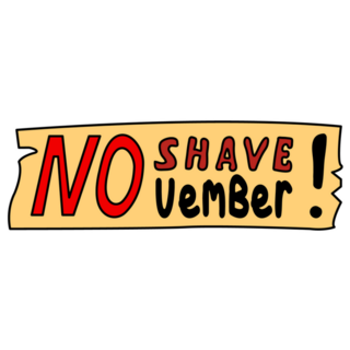 No Shave Table Mustache Sticker