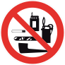 No Smoking Paraphernalia Sign Sticker