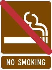 No Smoking Sticker