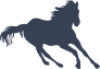 Noble Horse Running Sticker