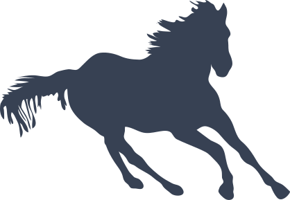 Noble Horse Running Sticker