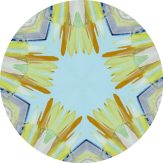 Noise Oil On Canvas Abstract Artistic Artwork Sticker