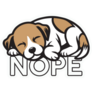 Nope Jack Russell Sticker