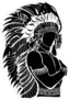 North American Indian Chief Illustration Sticker