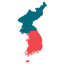 North And South Korea Sticker