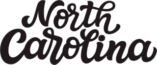 North Carolina Calligraphy Sticker