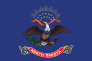 North Dakota Nd State Flag Sticker