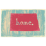 North Dakota Nostalgic Rustic Home Sticker