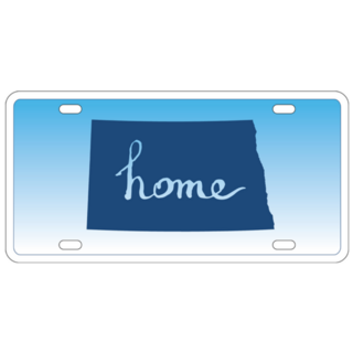 North Dakota State License Plate Sticker