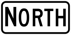 North Sticker
