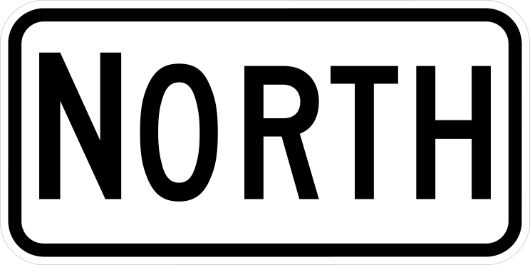 North Sticker