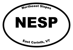 Northeast Slopes Oval Sticker