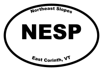 Northeast Slopes Oval Sticker