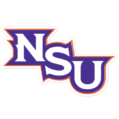 Northwestern State Demons and Lady Demons NCAA Logo Sticker