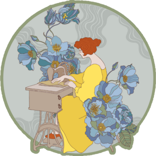 Nouveau Style Sewing Sticker