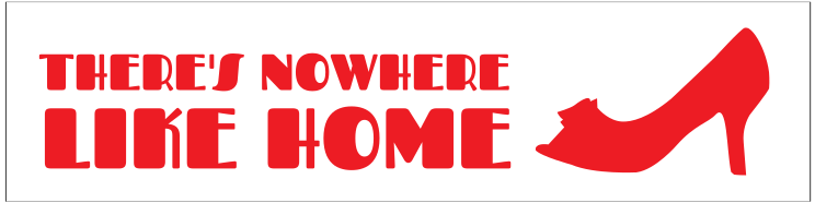 Nowhere Like Home Customizable Bumper Sticker