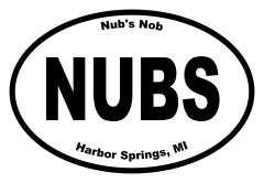 Nubs Nob Oval Sticker
