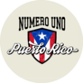 Numero Uno Puerto Rico Tee Design Sticker