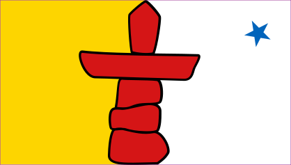Nunavut Flag Sticker