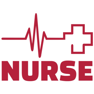 Nurse Cardiac Frequence Transfer Sticker
