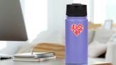 Nurse Life - Heart Sticker on a Water Bottle (New) example