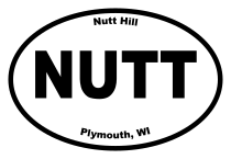 Nutt Hill Oval Sticker
