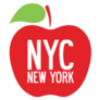Nyc New York Apple Illustration Sticker