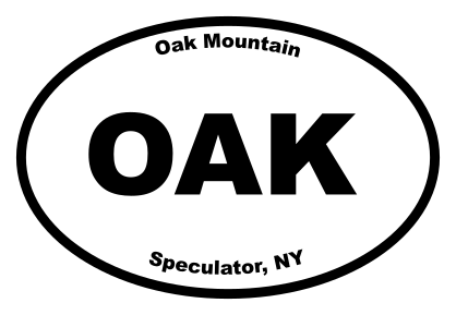 Oak Mountain Oval Sticker