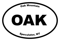 Oak Mountain Oval Sticker