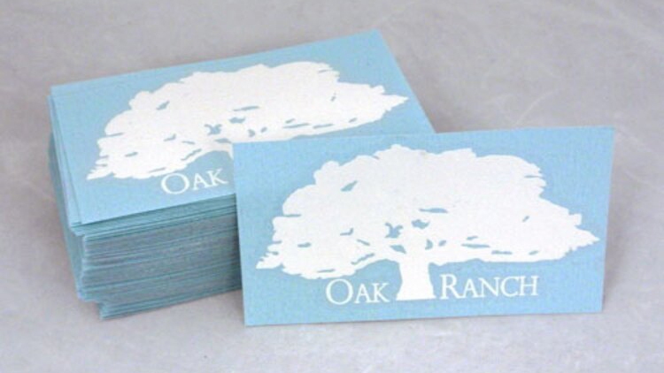 Oak Ranch Custom Cut-Out Sticker