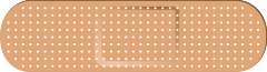 Oblong Band Aid Sticker