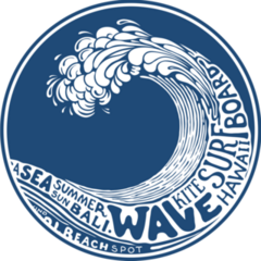 Ocean Activities Wave Sticker