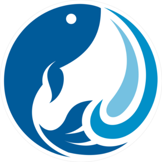 Ocean Fish Circle Sticker