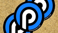 Ocean Point Circle Stickers